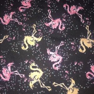 LuLaRoe Unicorn Randy Flamingo Baseball Tee